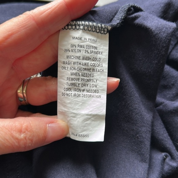 Greyson Spirit Long Sleeve Tee Navy Blue Logo Front Mens Pima Cotton Sz XL - Picture 8 of 12